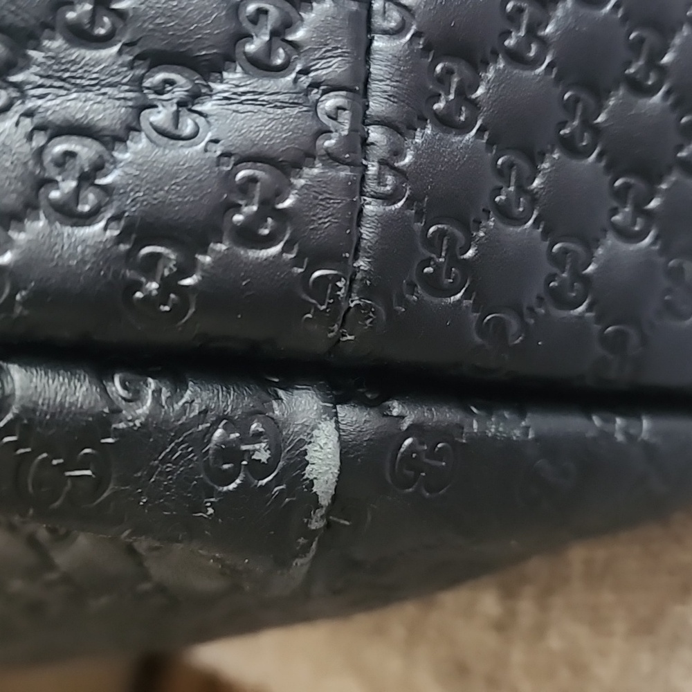 Gucci micro leather guccissima tote bag - Picture 12 of 16